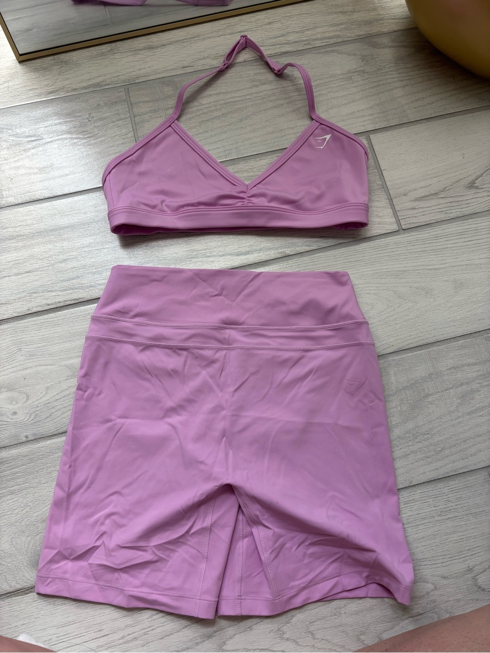 Gymshark Pink Two-Piece Active Set